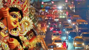 Medinipur Kharagpur Traffic Rules Durga Puja
